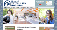 Desktop Screenshot of norwellveterinaryhospital.com