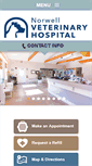 Mobile Screenshot of norwellveterinaryhospital.com